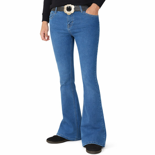 Mens stonewash flares - flares, bell