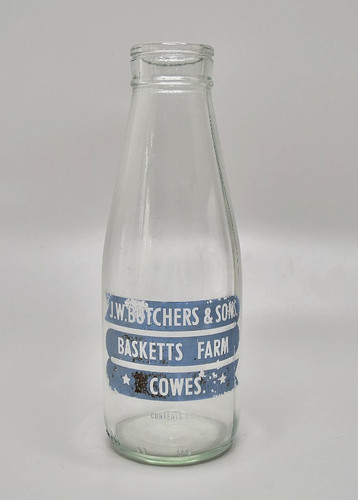 Vintage milk bottle - milk,
