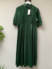 Seasalt Green Velvet Midi