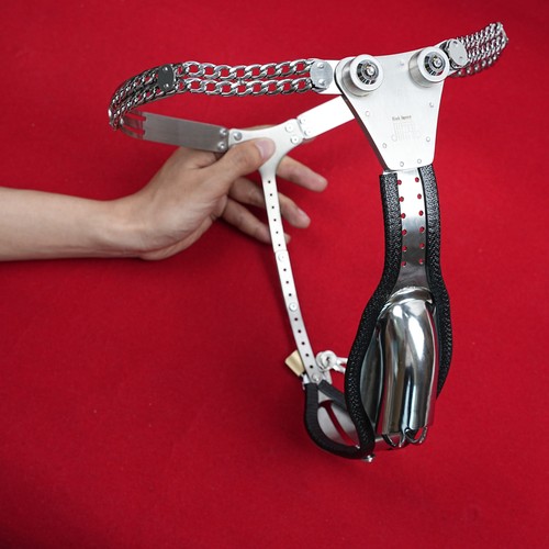 Stainless steel chastity - chastity, belt
