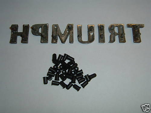 Triumph badge clips spitfire - badge,