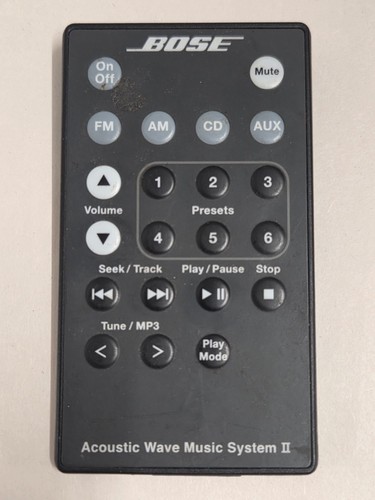 Bose remote control acoustic - bose,