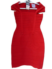 HERVE LEGER Body Con Dress