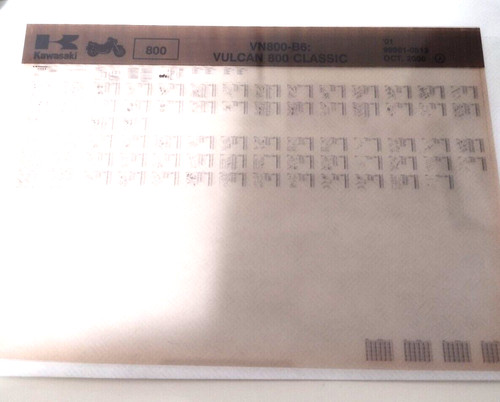 Kawasaki microfiche 99961 0513 - kawasaki,