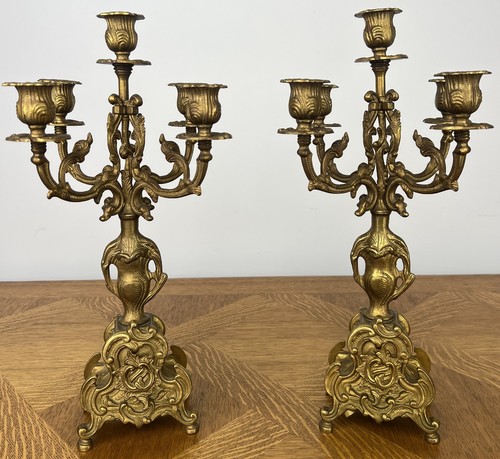 Candelabras vintage french - vintage,