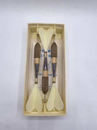 Vintage dorwin brass darts set - vintage,