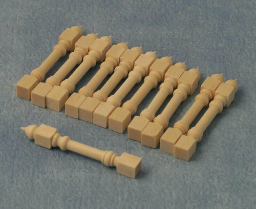Wooden stick spindles - wooden, of