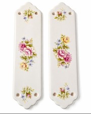 2x Vintage Style Ceramic Door