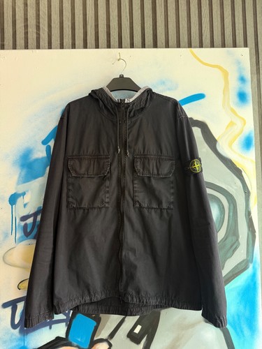 Navy stone island hooded - stone,