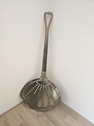 Vintage antique brass cream - vintage,