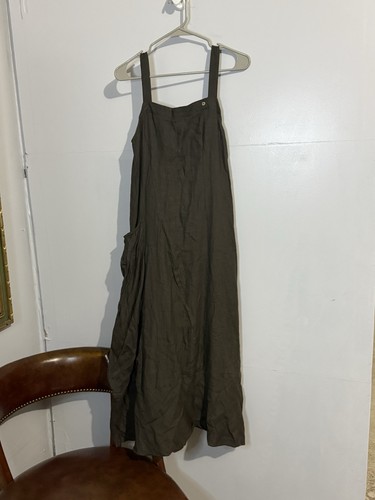 Sarah pacini 100 linen brown - linen,