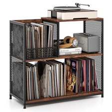 COSTWAY 3-Tier Record Player