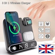 3 in 1 Wireless Charger Charging Station Dock Fit For Airpods iPhone Apple Watch