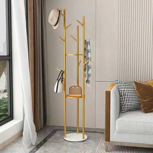 Metal coat rack with - with, hooks