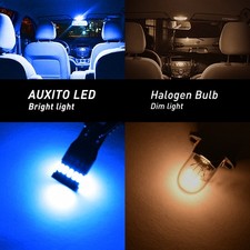 2x T10 Led Bulbs Car W5w Xenon
