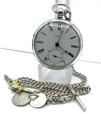 1868 Silver Fusee Gents Pocket