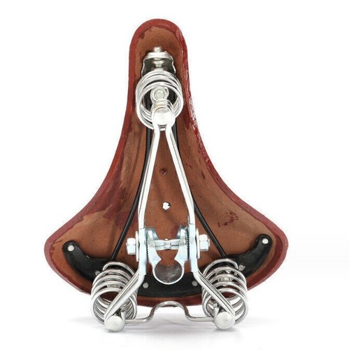 Retro vintage leather sprung - retro,