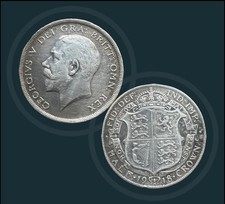 1918 King George v Half Crown