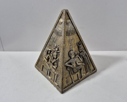 Resin pyramid ornament - pyramid,