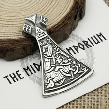 Viking Axe Necklace Stainless