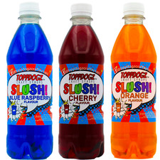 Slush Puppy Machine Syrup  ORANGE BLUE RASPBERRY CHERRY Slushy machine 3x 500ml 