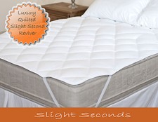 Premium Luxury Quilted Mattress Topper Reviver Slight Second- Made in the UK!