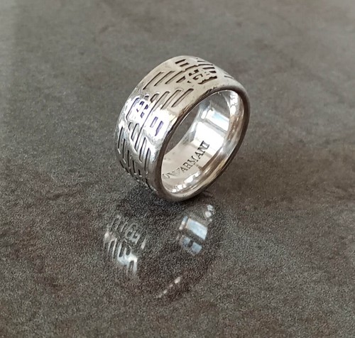 Emporio armani ring solid 925 - armani, ring,