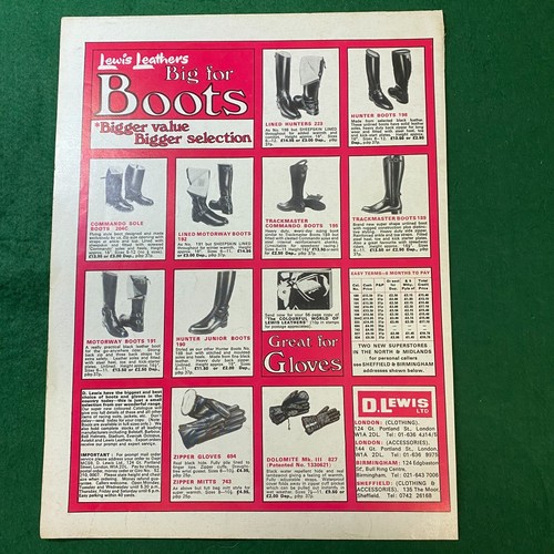 Lewis leathers big for boots - for,