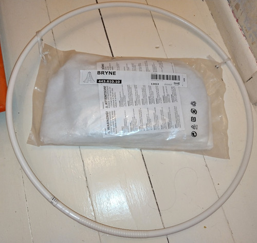 Ikea bryne canopy white net - bryne,
