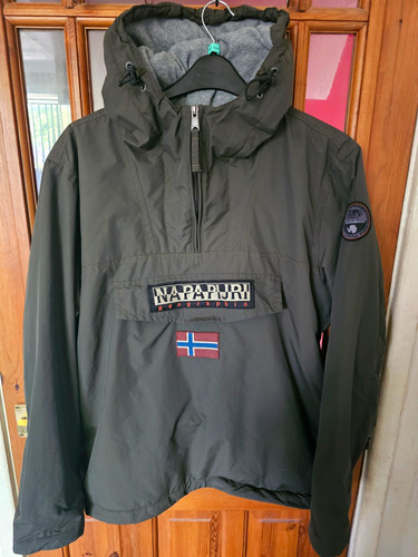 Napapijri men green hooded - men’s,