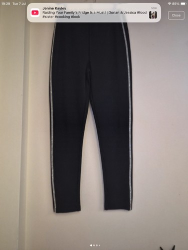 Women black leggings with - women's,