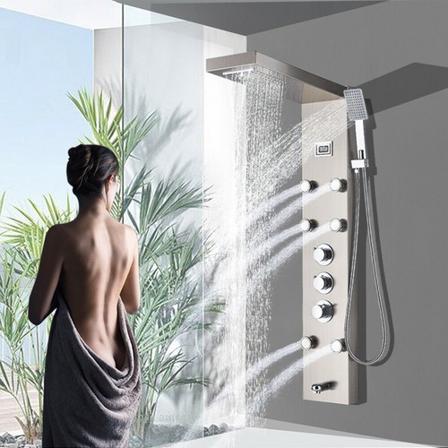 Thermostatic shower panel - thermostatic,