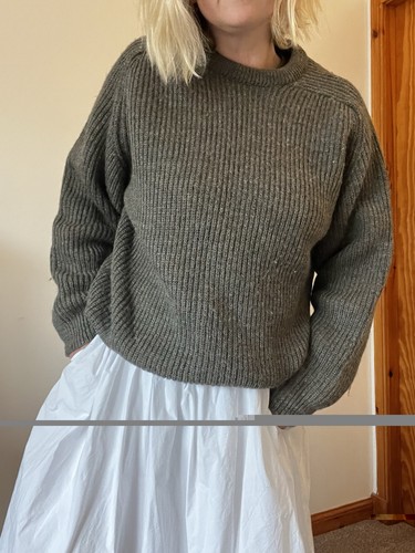 100 wool ribbed - 100%,