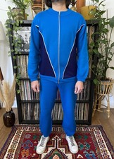 Vintage 1970s Blue & Navy