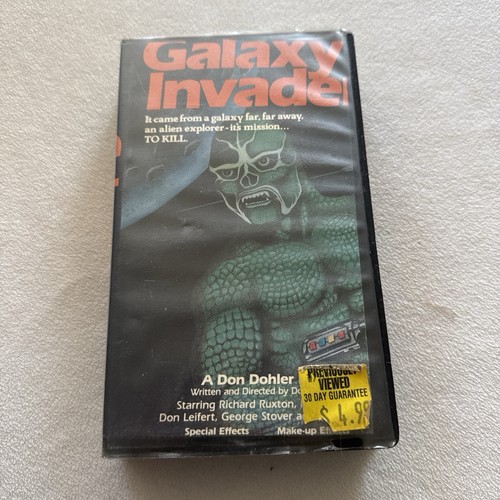 Galaxy invader vhs - galaxy, 1985