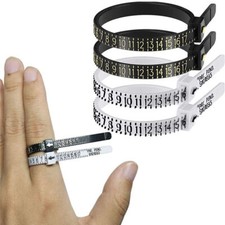 UK RING SIZER ADJUSTABLE MEASURE FINGER SIZE GAUGE FOR MEN & WOMEN FREE POSTAGE