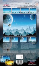 HARDER & STEENBECK AIRBRUSH STENCILS - SPACE LANDSCAPE