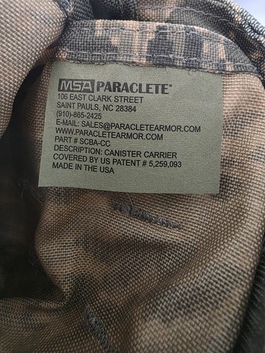 Msa paraclete canister pouch - msa,