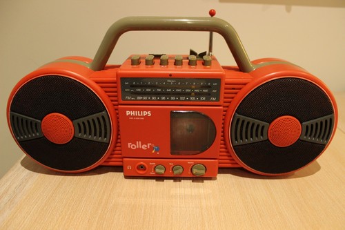Philips roller radio cassette - philips, radio/cassette