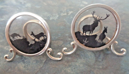 Pair sterling silver - pair,