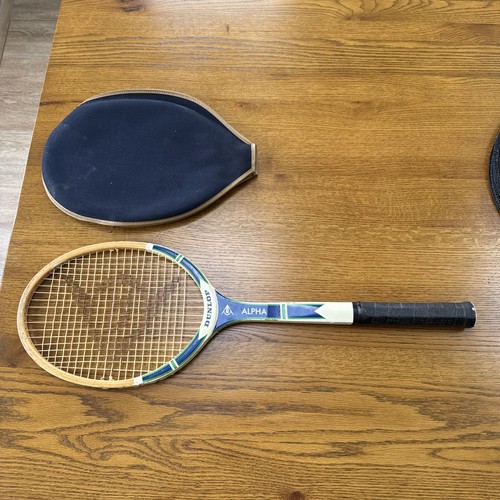 Vintage dunlop alpha wooden - dunlop,