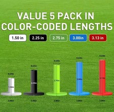 Golf Rubber Tees Driving Range