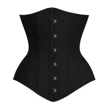Heavy Duty Double Steel Boned Waist Training Cotton Underbust Corset M92