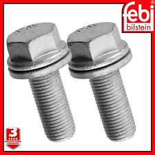 Brake Caliper Carrier Bolts x2 Febi 181551 For Audi A4 A5 A6 A7 Q5 N91041702