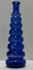 Vtg inch cobalt blue glass - vtg,