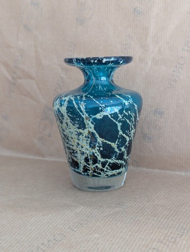 Vintage mdina glass vase - glass,