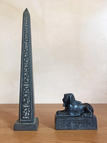 Hand carved egyptian obelisk - hand-carved,