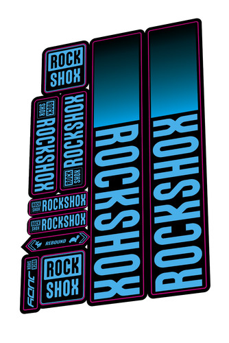 Rockshox judy fork decal - rockshox,