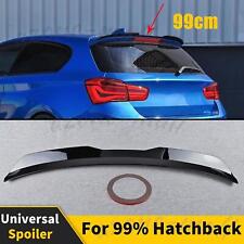 Glossy Black 99cm/39" Universal Rear Upper Boot Trunk Spoiler Lip Extension Wing