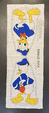 Vintage Walt Disney DONALD DUCK  Ameritex Cut & Sew Panel pattern stuffed toy